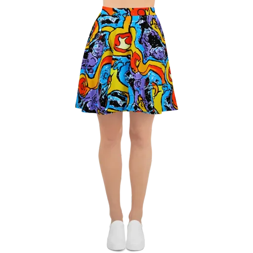 Electric Riddle on a Skater Skirt