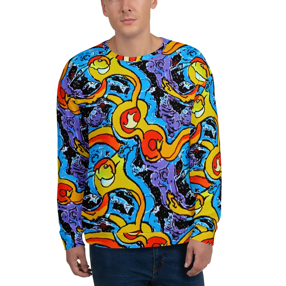 Electric Riddle on Sweatshirt — Front