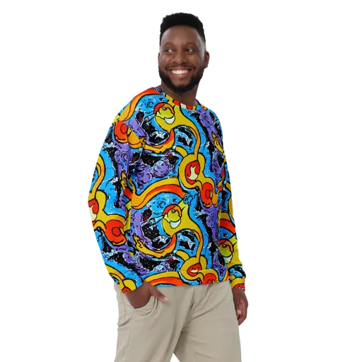 Electric Riddle on a Sweatshirt