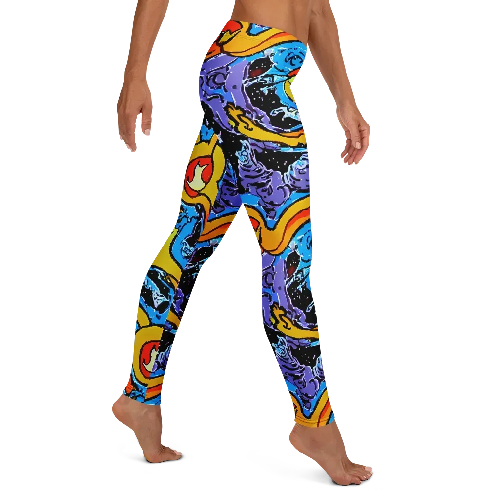 Electric Riddle on Leggings — Right