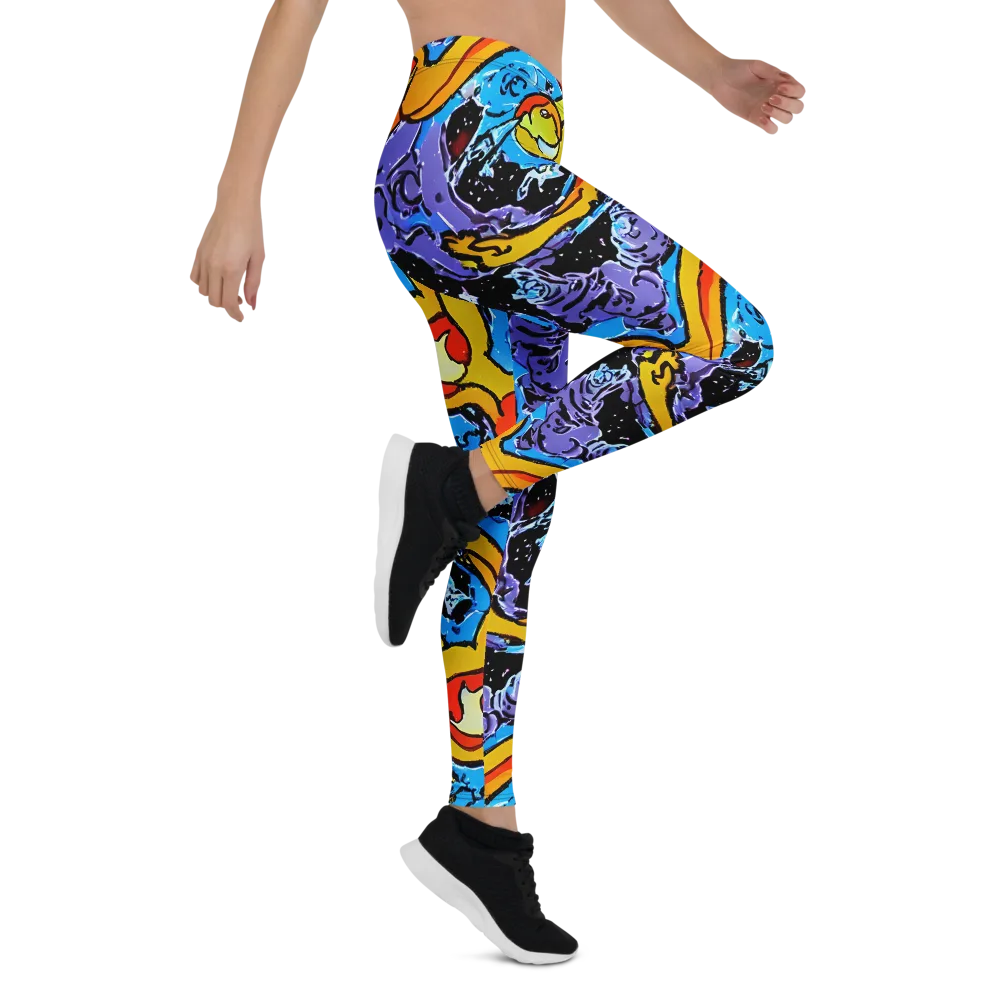 Electric Riddle on Leggings — Right
