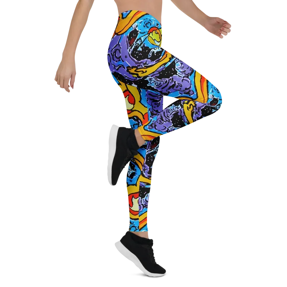 Electric Riddle on Leggings — Right