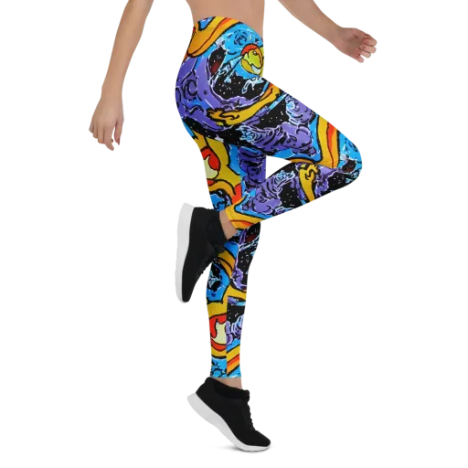 Electric Riddle on a Leggings