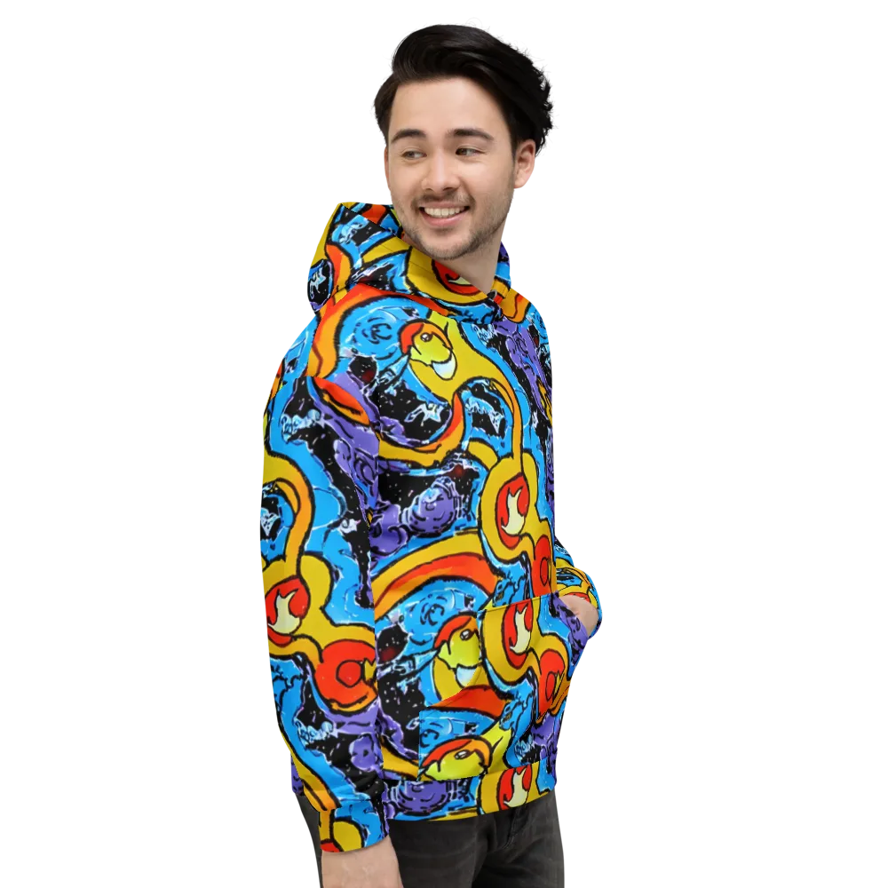 Electric Riddle on Hoodie — Right
