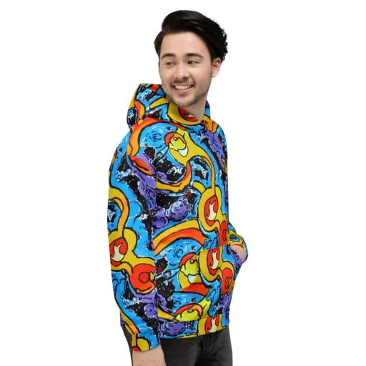 Electric Riddle on a Hoodie
