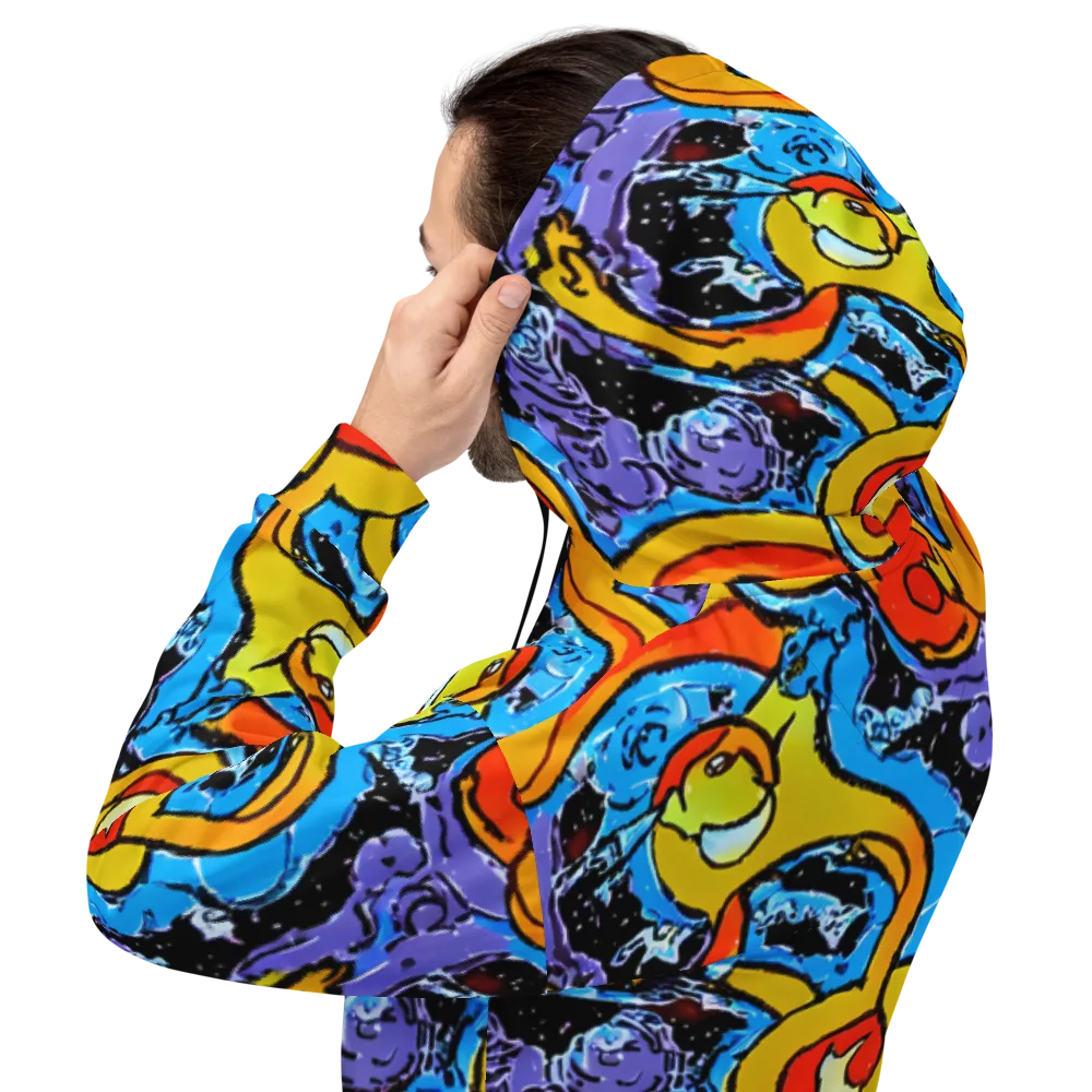 Electric Riddle on Hoodie — Back
