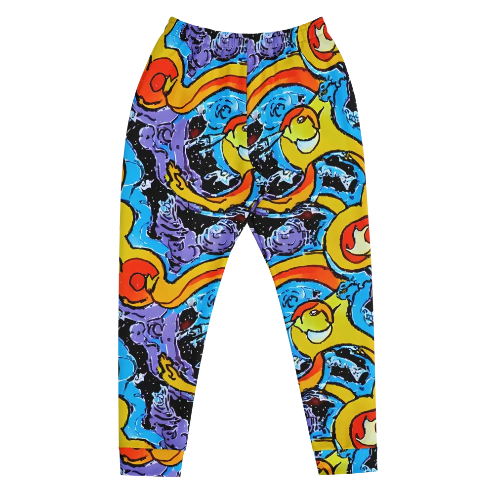 Electric Riddle on Men's Joggers — Front