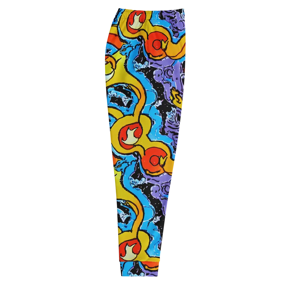Electric Riddle on Men's Joggers — Right