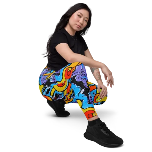 Electric Riddle on a Leggings with Pockets