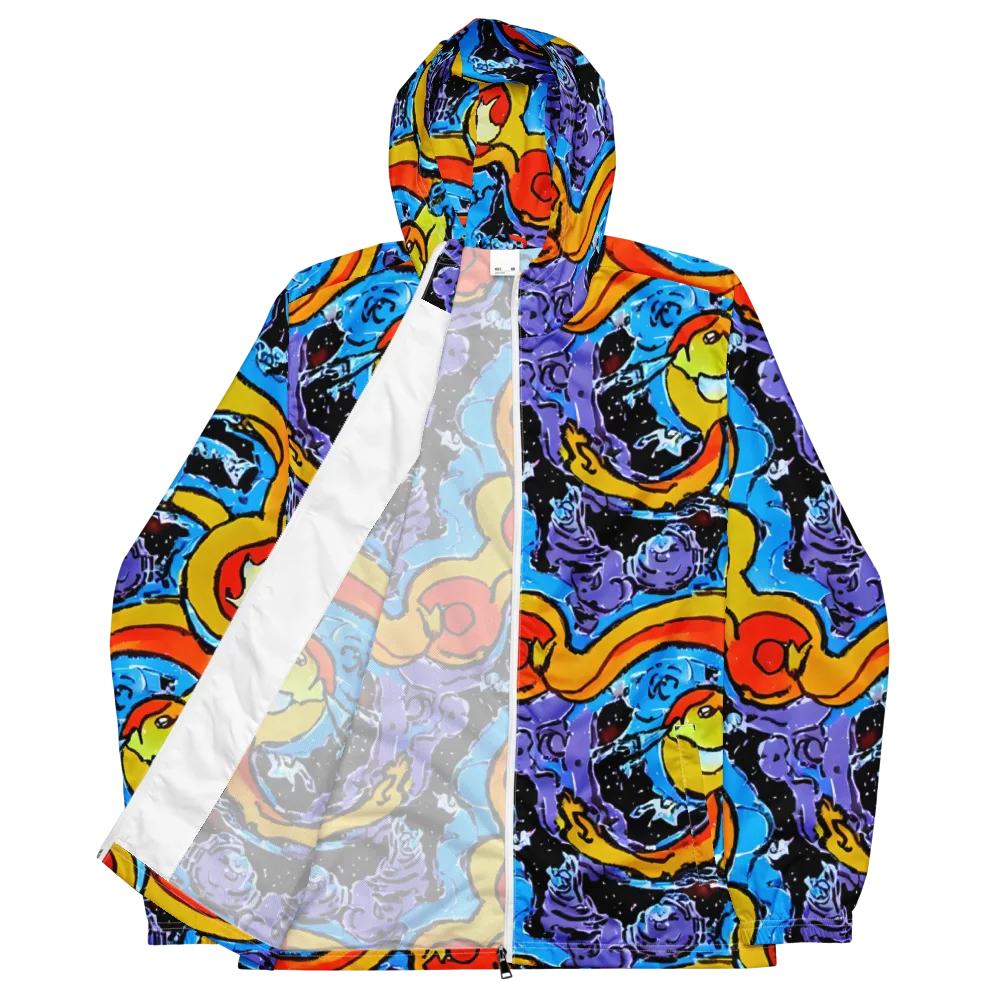 Electric Riddle on Men's Windbreaker — Front