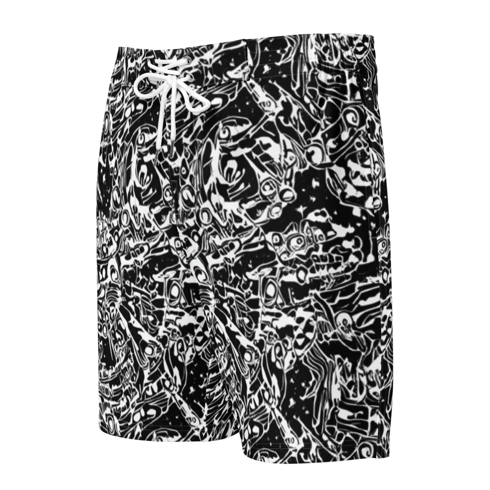 Ink Uprising on Men's Board Shorts — Front
