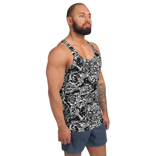 Ink Uprising on a Men's Tank Top