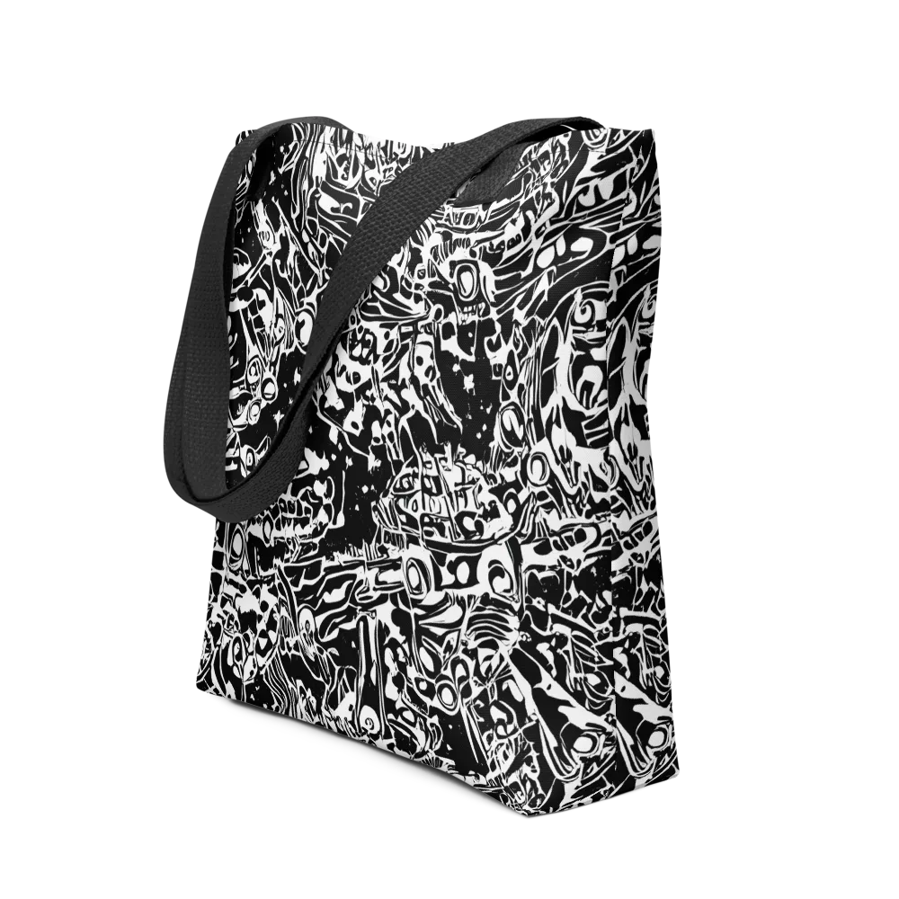 Ink Uprising on Tote Bag — Front