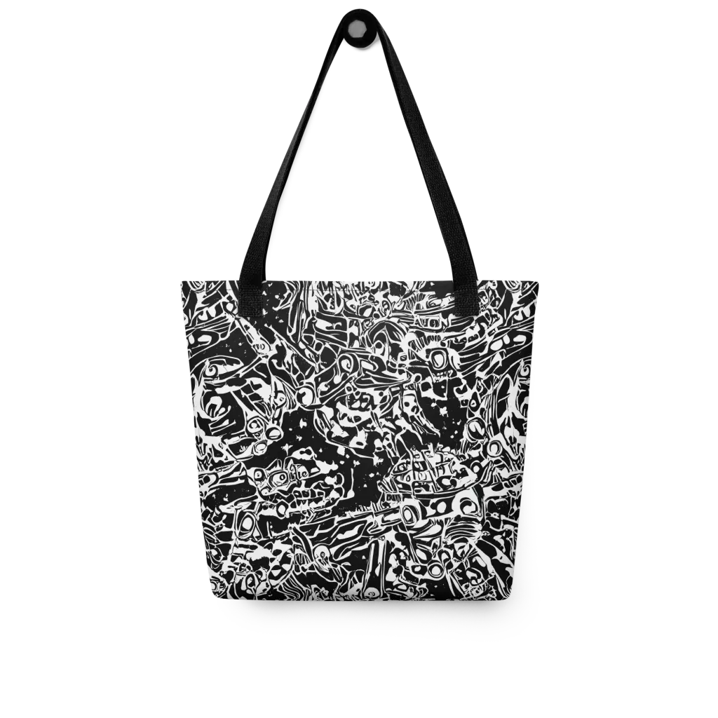 Ink Uprising on Tote Bag — Front