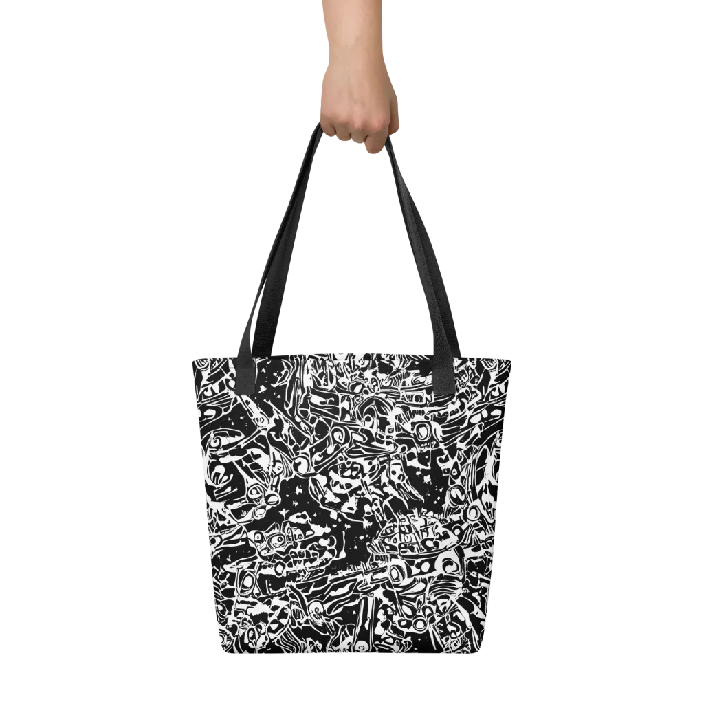 Ink Uprising on Tote Bag — Front