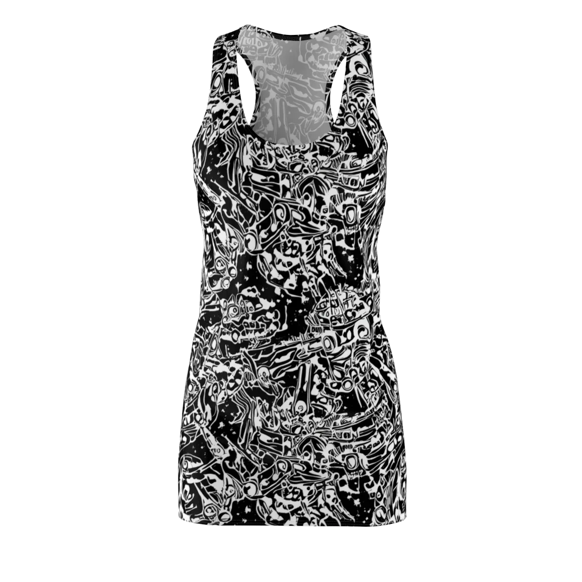 Ink Uprising on Racerback Dress — Front