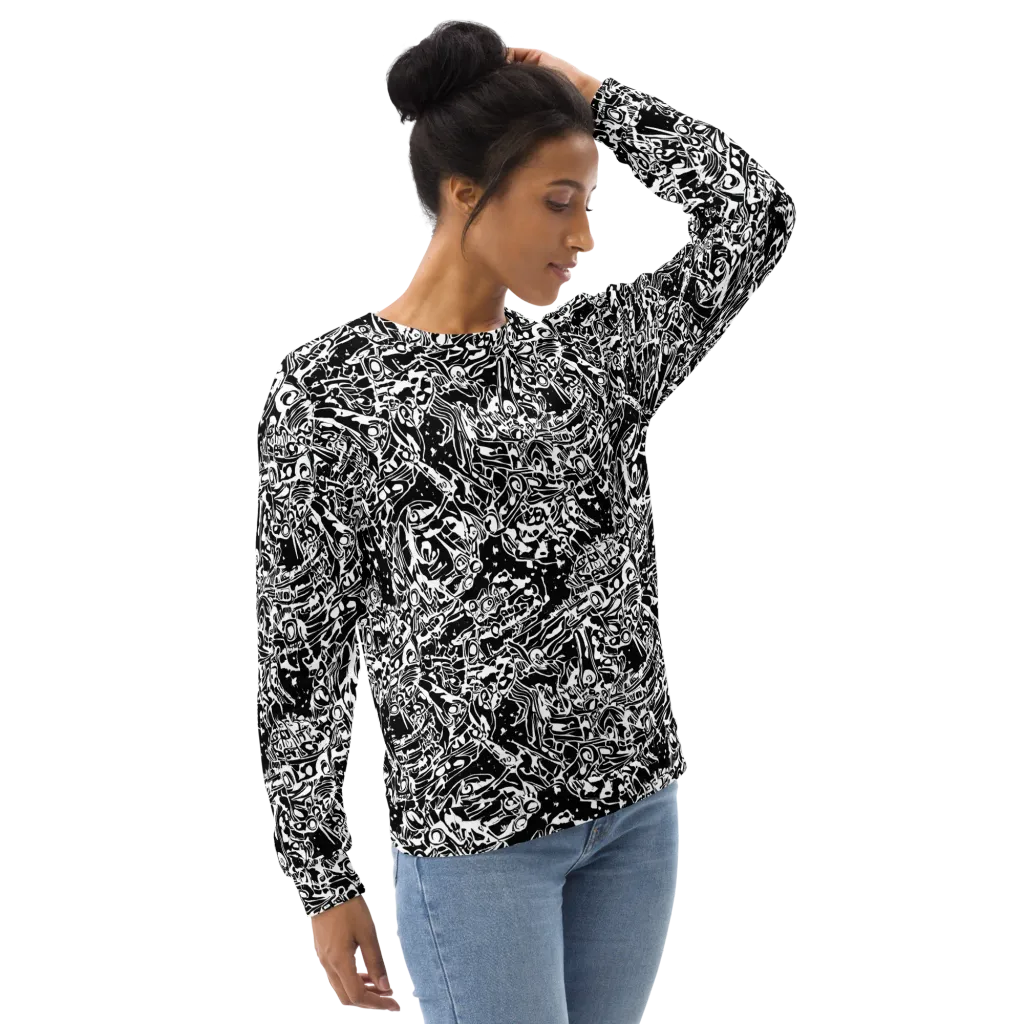 Ink Uprising on Sweatshirt — Right Front