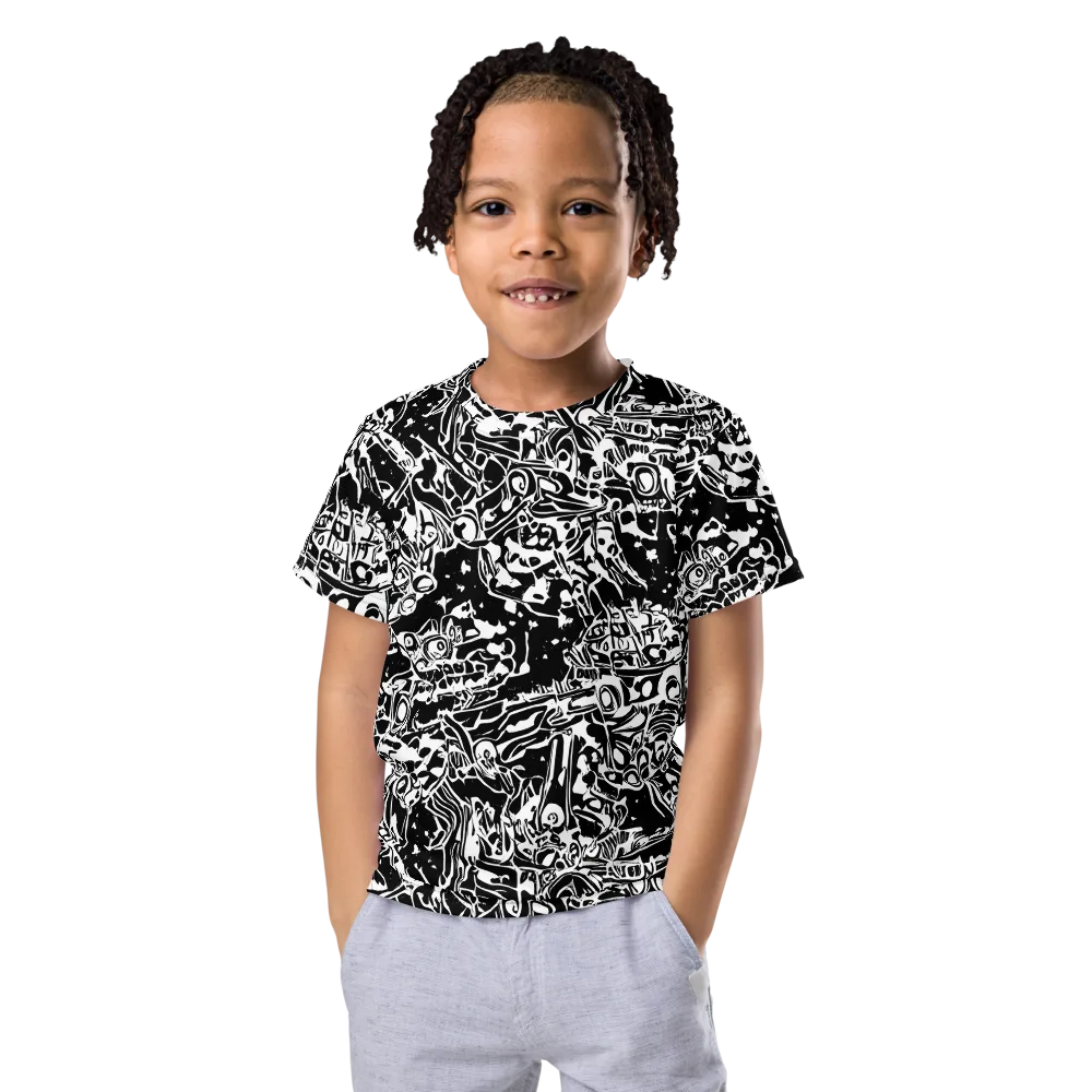 Ink Uprising on Kids Crew Neck T-Shirt — Front