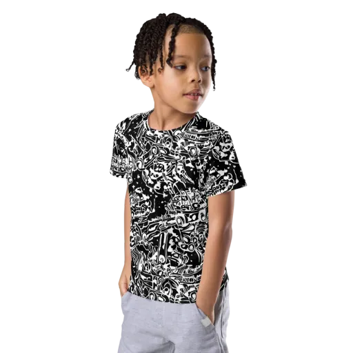 Ink Uprising on a Kids Crew Neck T-Shirt