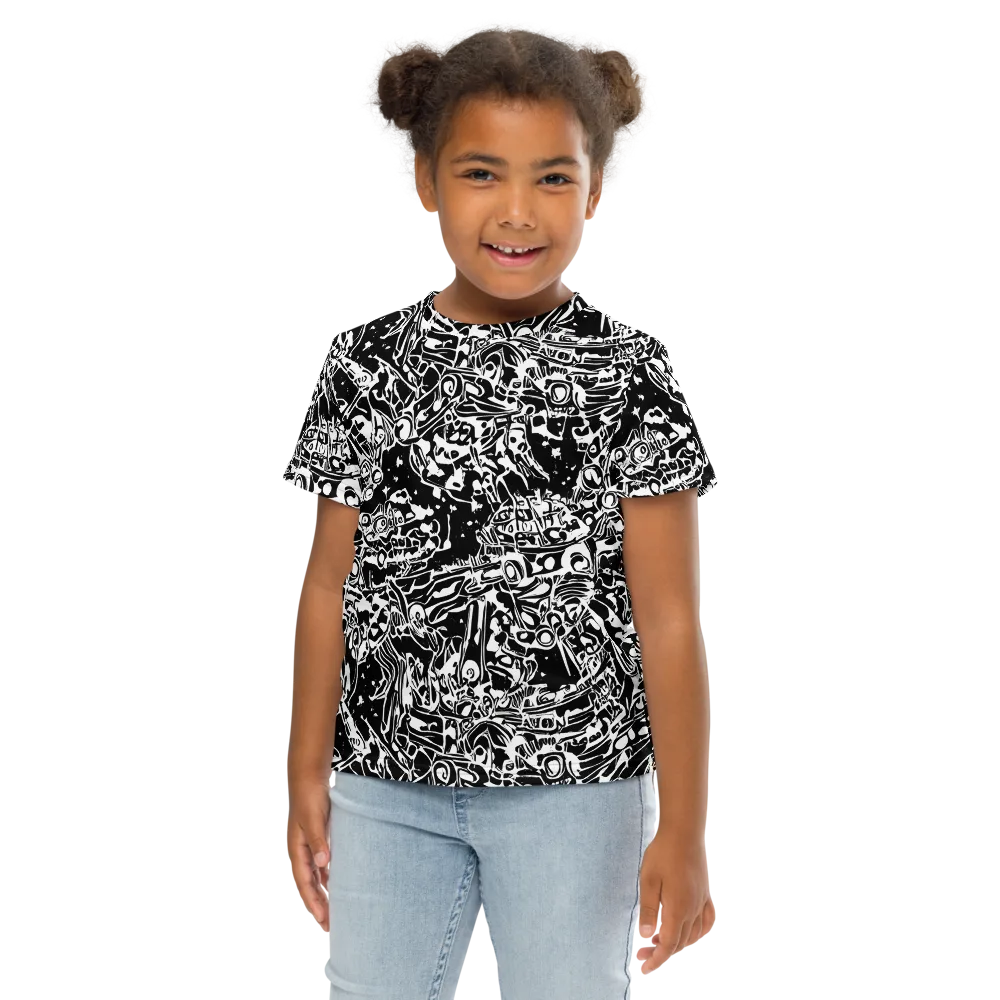 Ink Uprising on Kids Crew Neck T-Shirt — Front