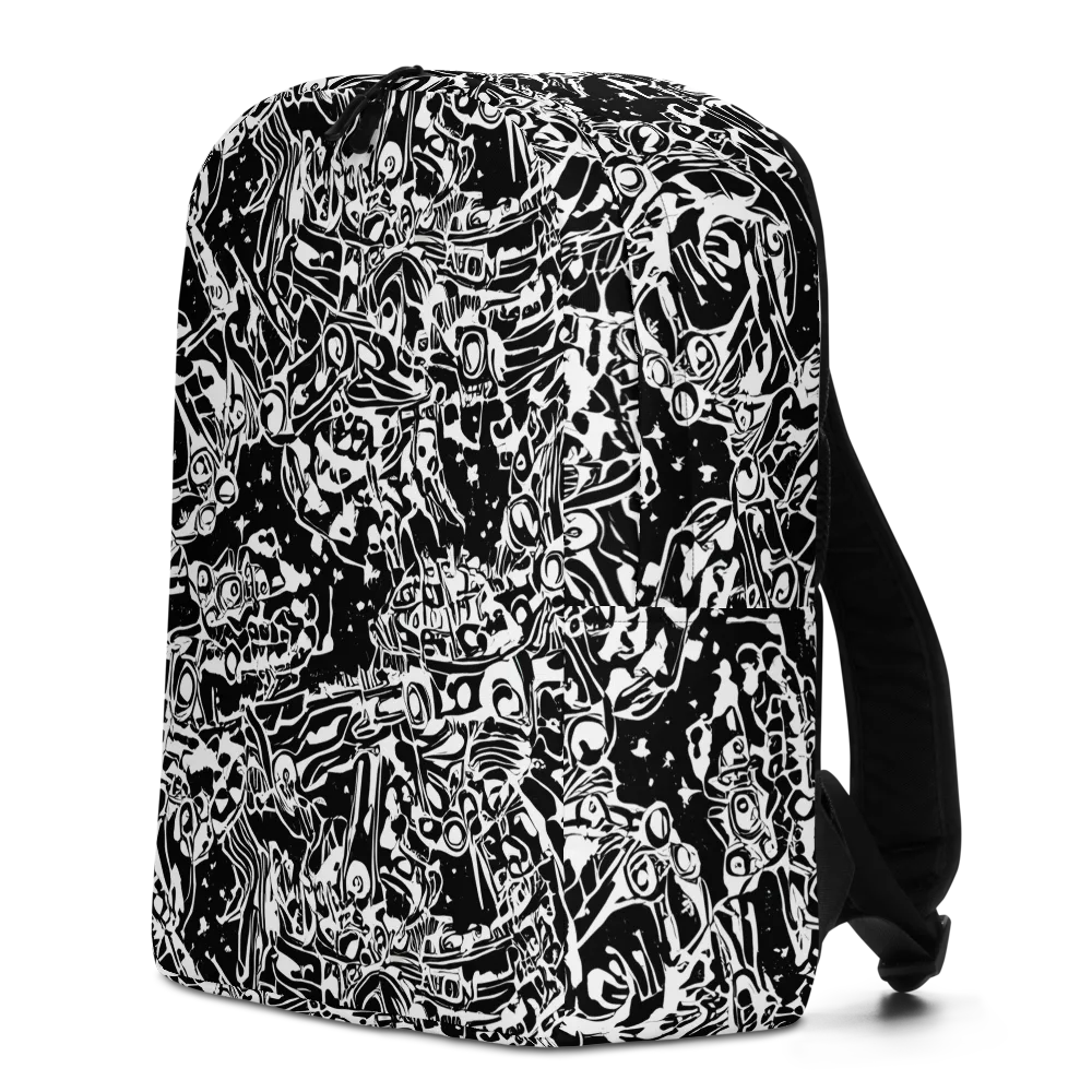Ink Uprising on Minimalist Backpack — Left
