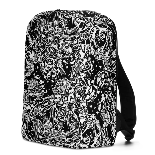 Ink Uprising on a Minimalist Backpack