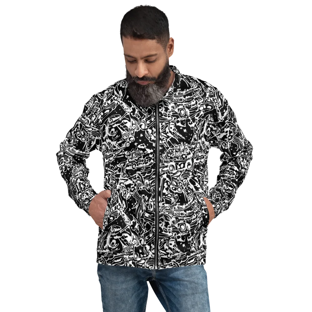 Ink Uprising on Bomber Jacket — Front