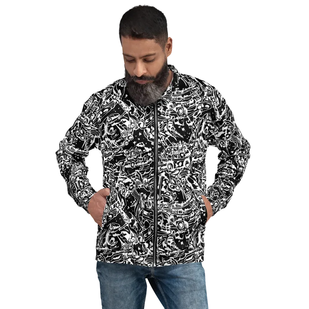 Ink Uprising on Bomber Jacket — Front