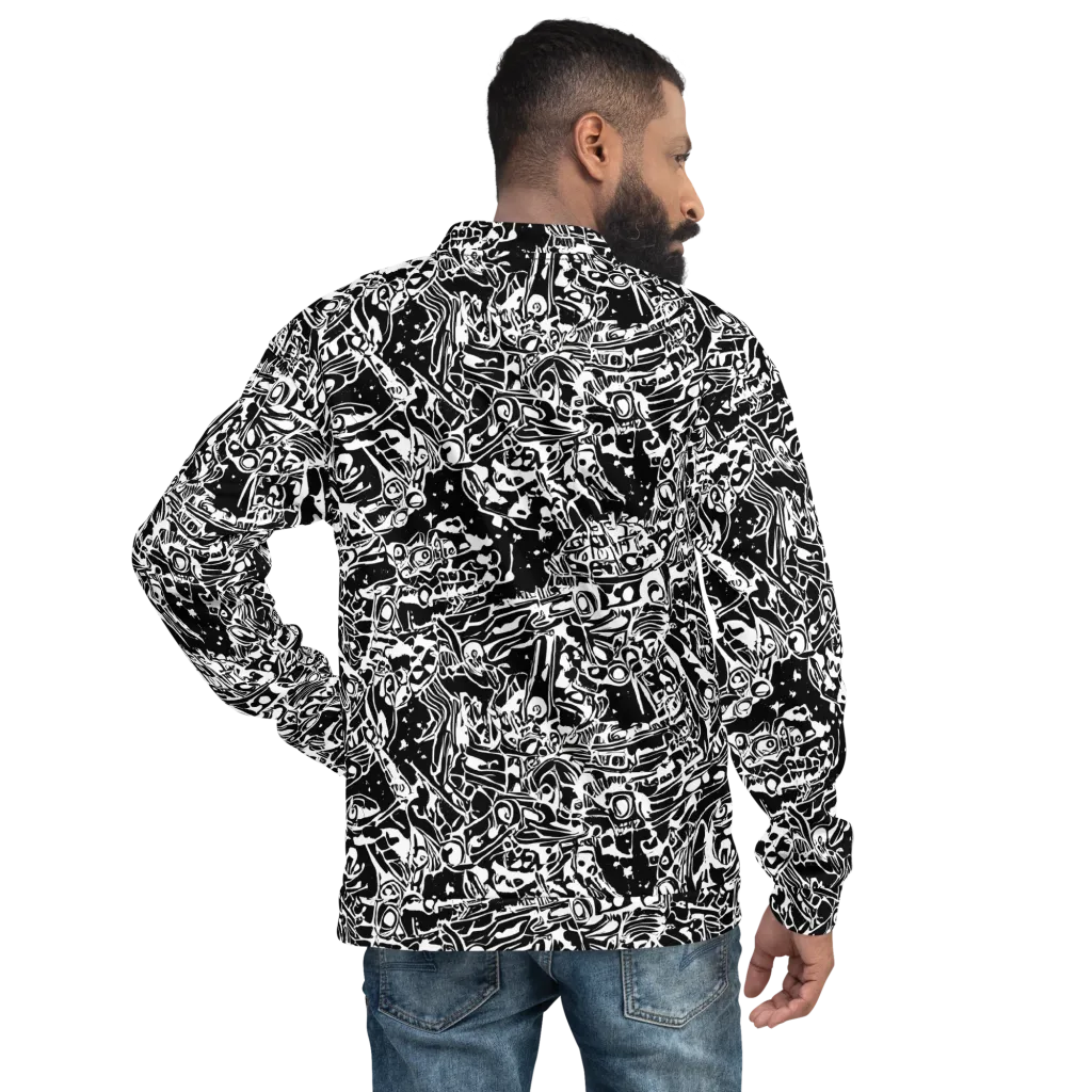 Ink Uprising on Bomber Jacket — Back