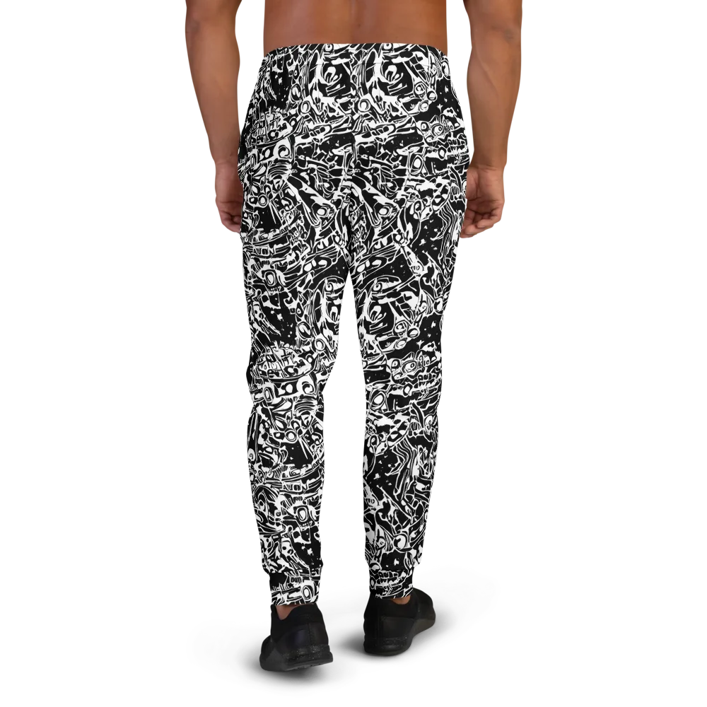 Ink Uprising on Men's Joggers — Back