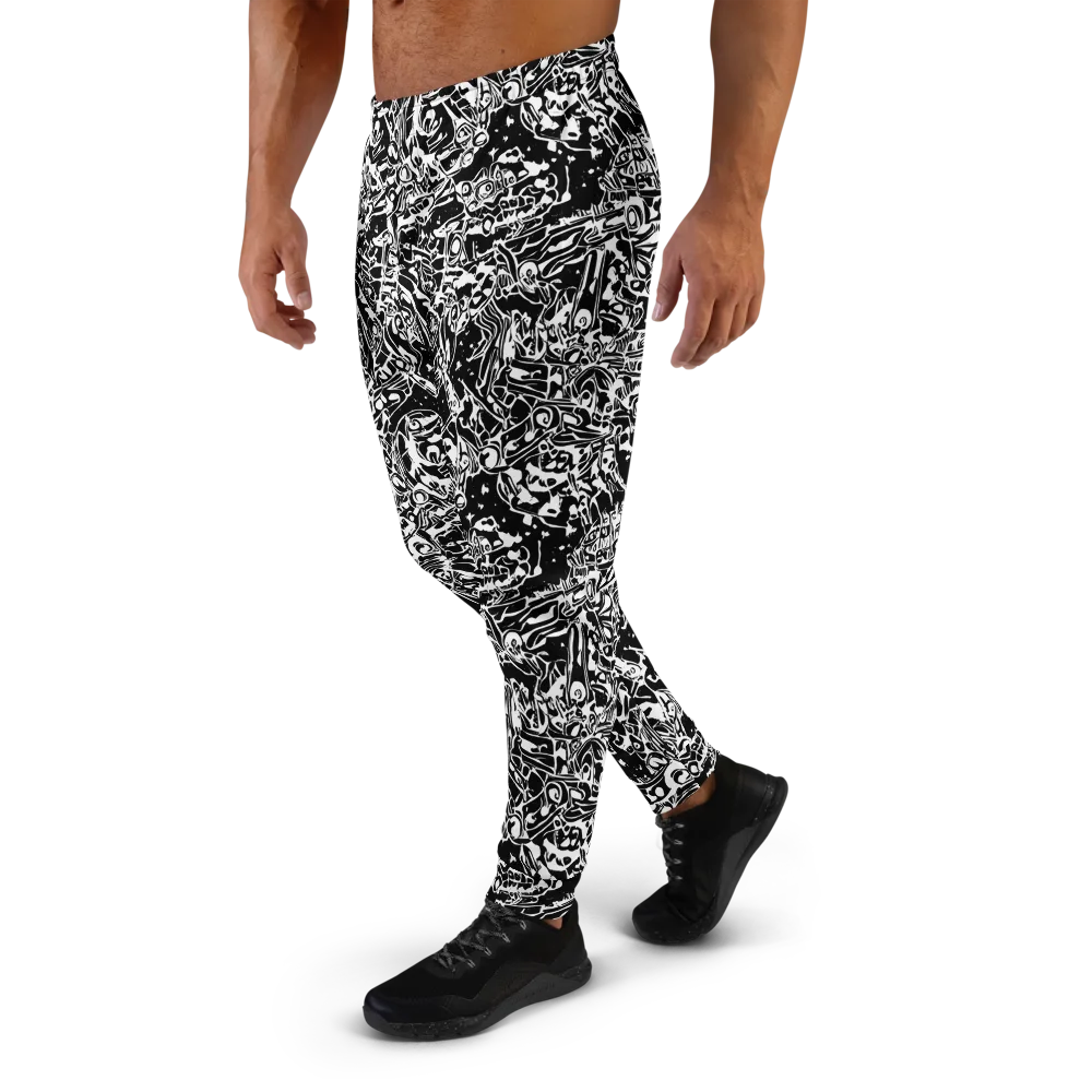 Ink Uprising on Men's Joggers — Left