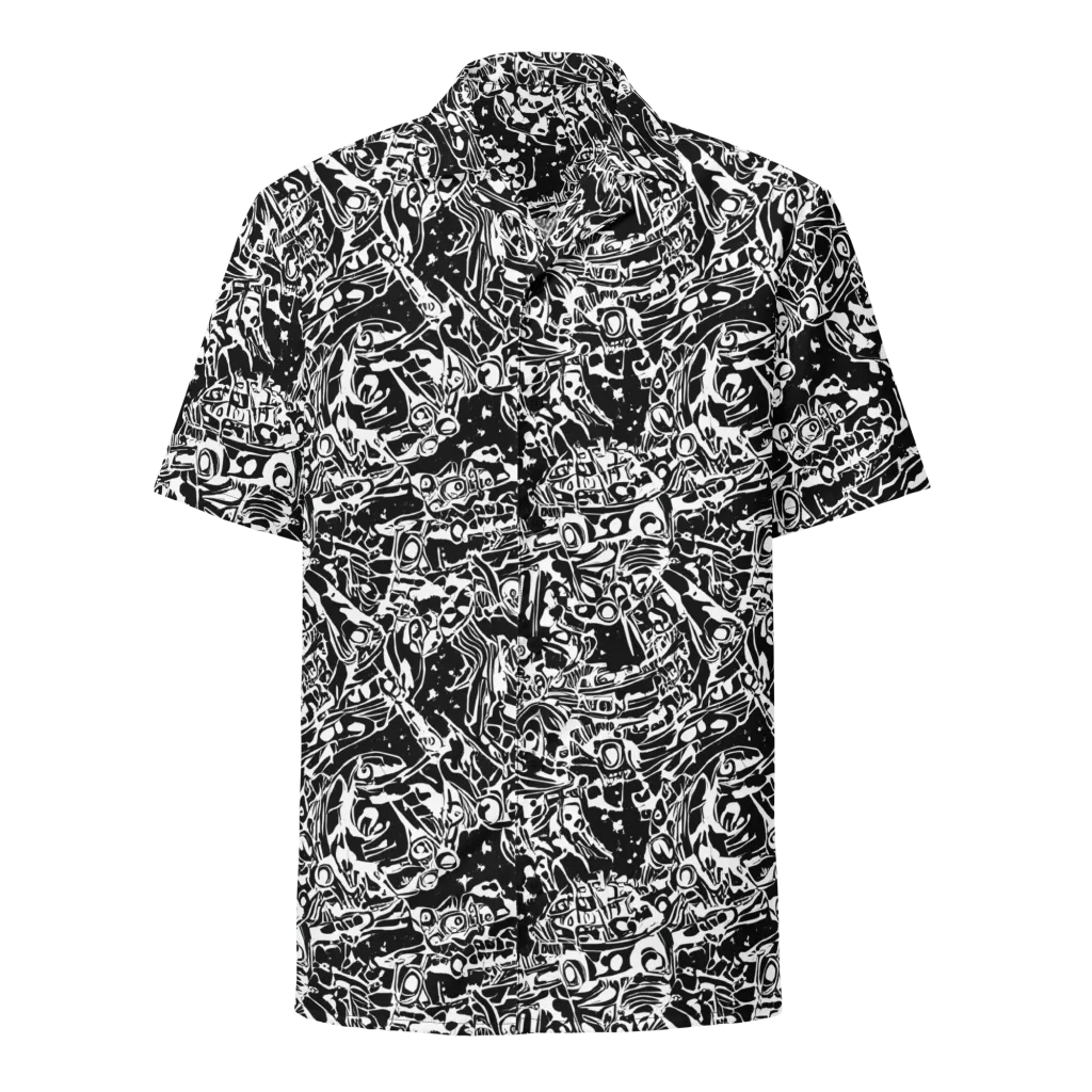 Ink Uprising on Button Shirt — Front