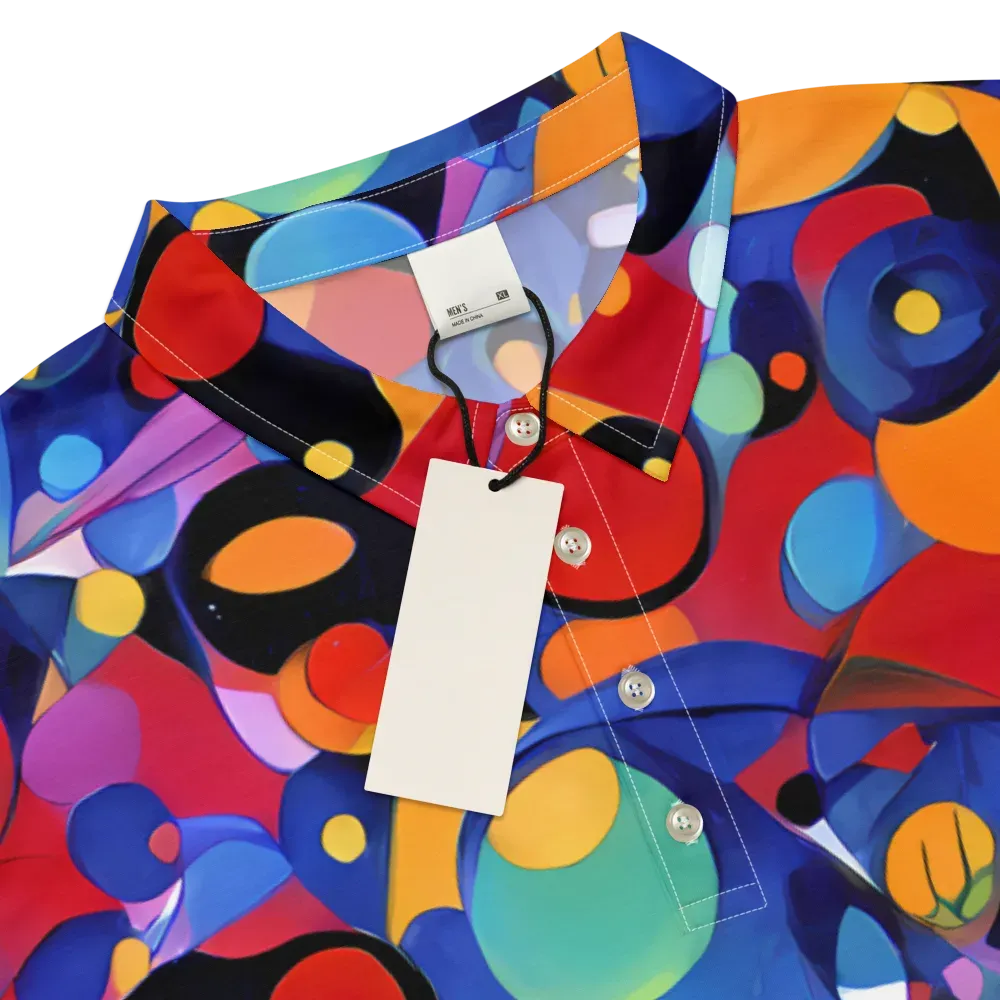 Prismatic Playground on Men's Slim Fit Polo Shirt — Product details