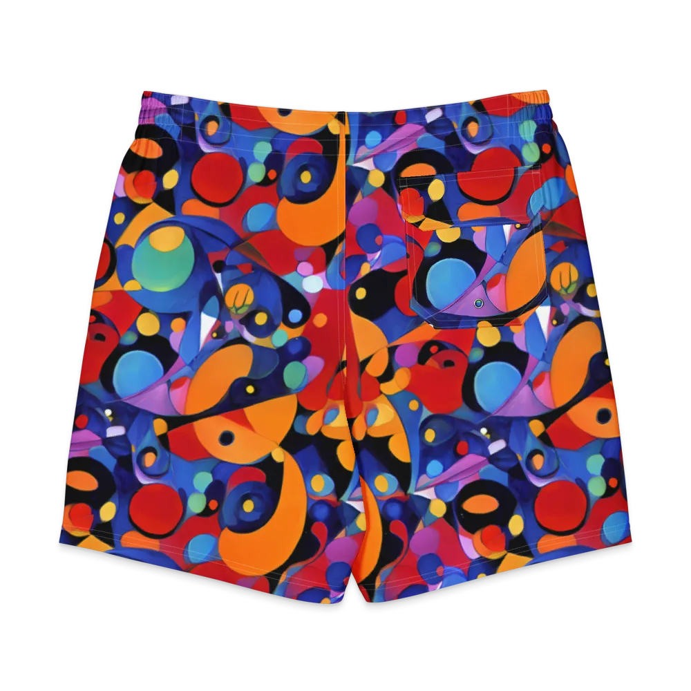 Prismatic Playground on Men's Board Shorts — Back