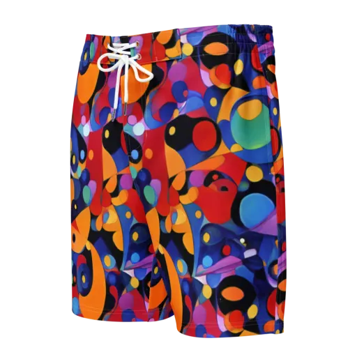 Prismatic Playground on a Men's Board Shorts