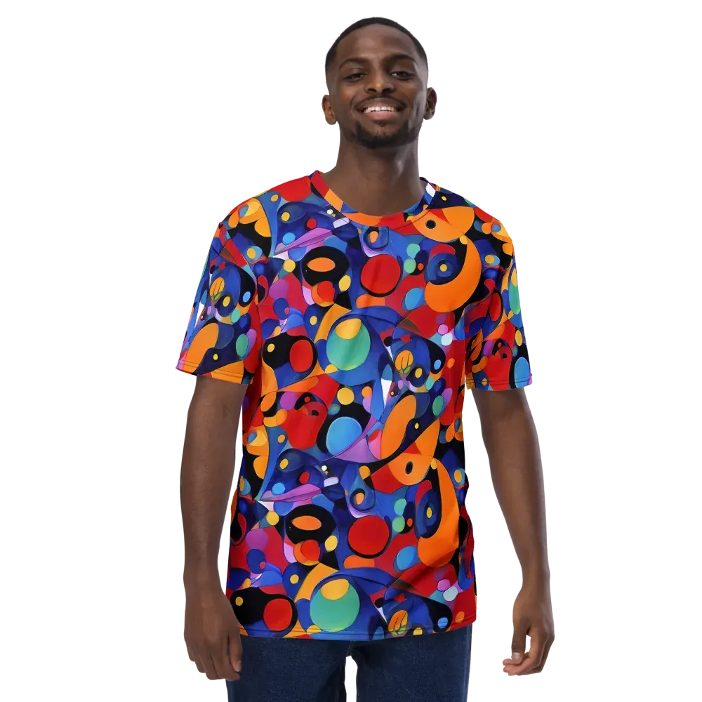 Prismatic Playground on Men's Crew Neck T-Shirt — Front