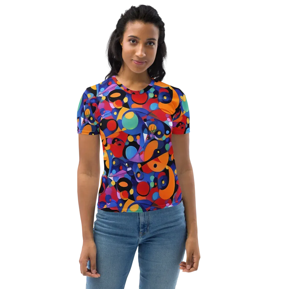 Prismatic Playground on Women's Crew Neck T-Shirt — Front