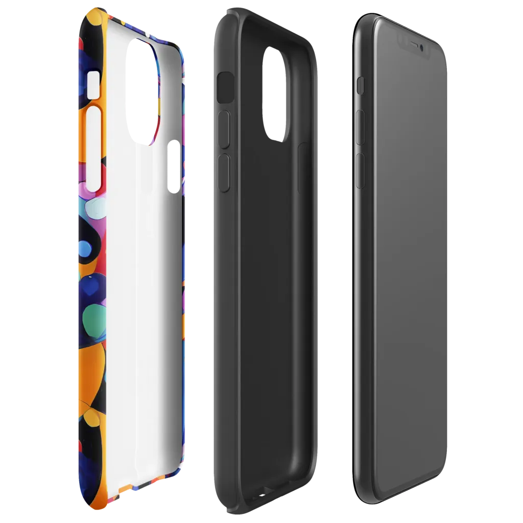 Prismatic Playground on Tough Case for iPhone® — Right