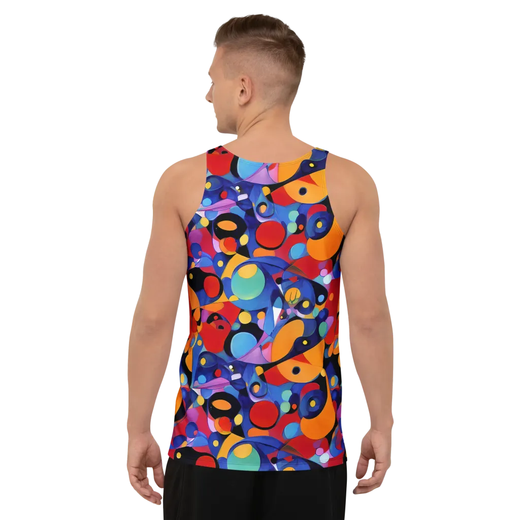 Prismatic Playground on Men's Tank Top — Back
