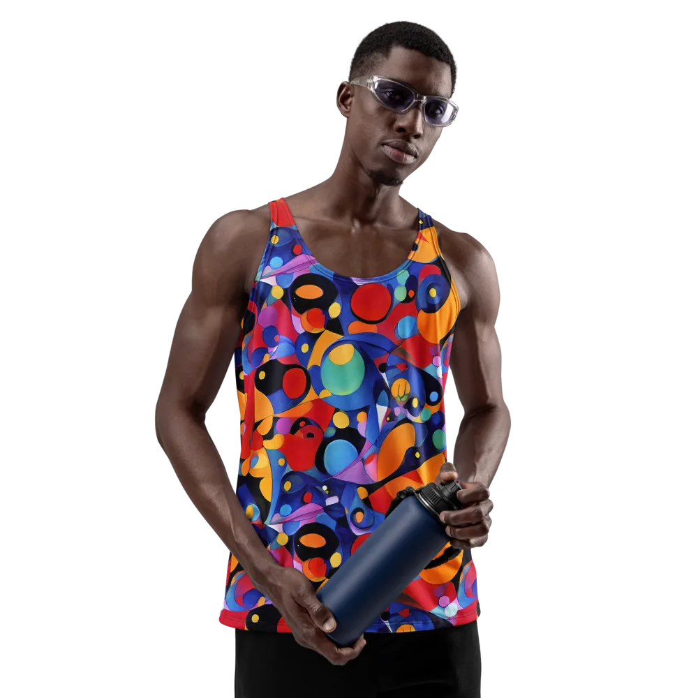 Prismatic Playground on Men's Tank Top — Front