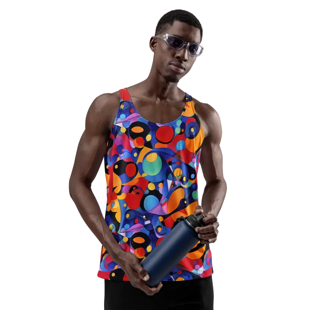 Prismatic Playground on Men's Tank Top — Front