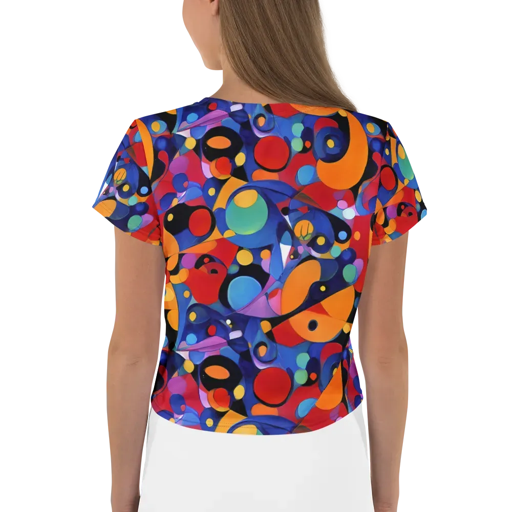 Prismatic Playground on Crop Tee — Back