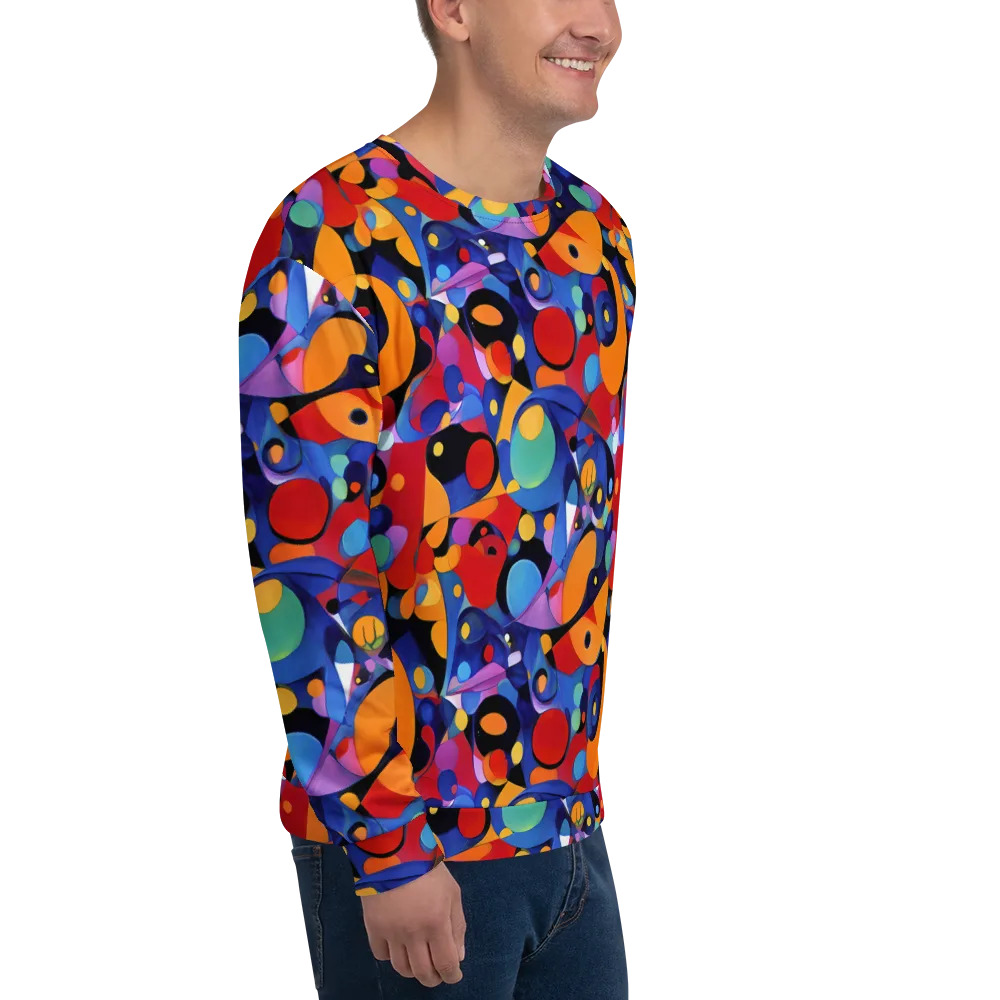 Prismatic Playground on Sweatshirt — Right Front