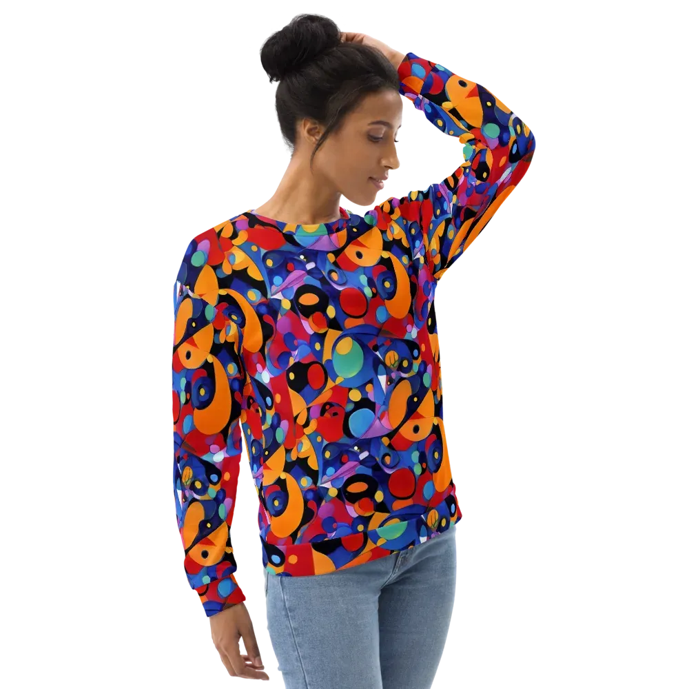 Prismatic Playground on Sweatshirt — Right Front