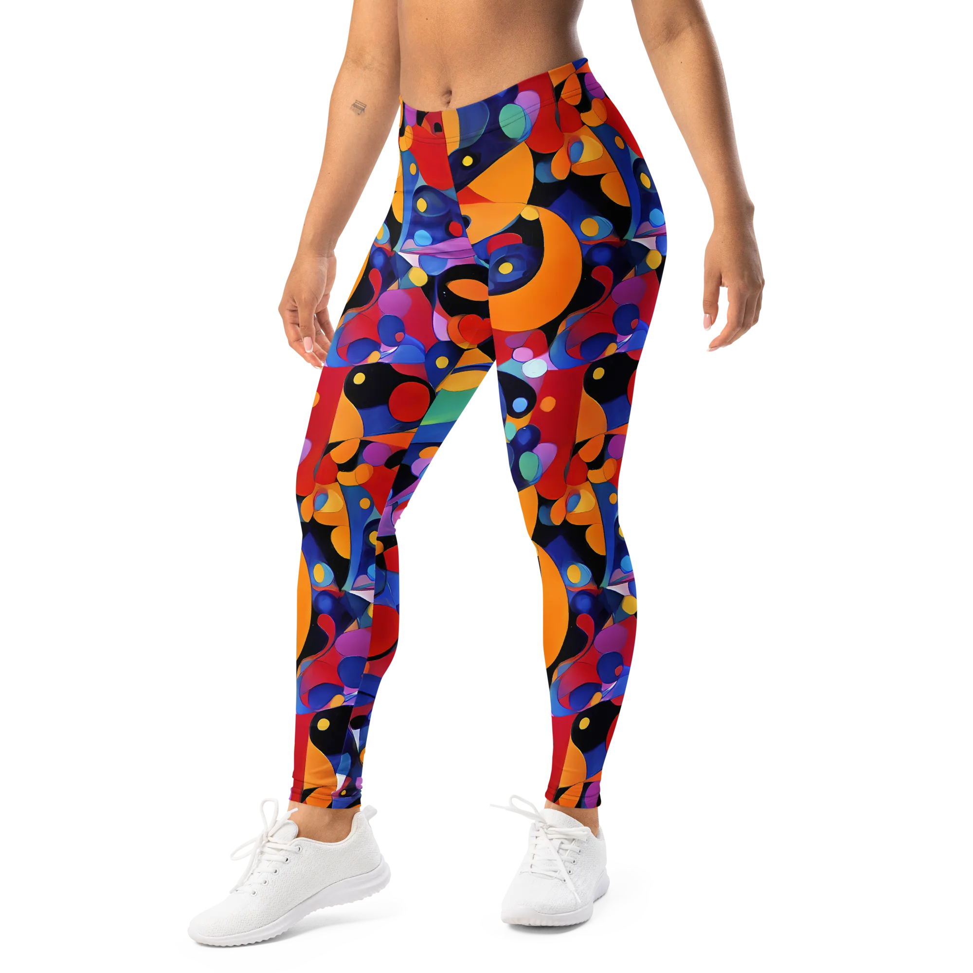 Prismatic Playground on Leggings — Left Front