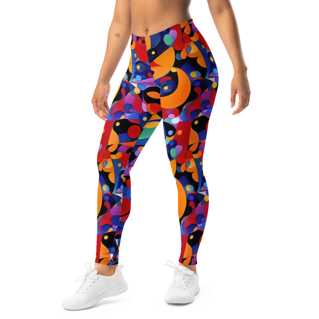Prismatic Playground on Leggings — Left Front