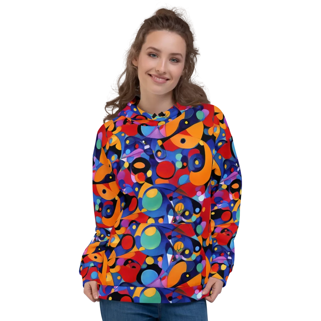 Prismatic Playground on Hoodie — Front