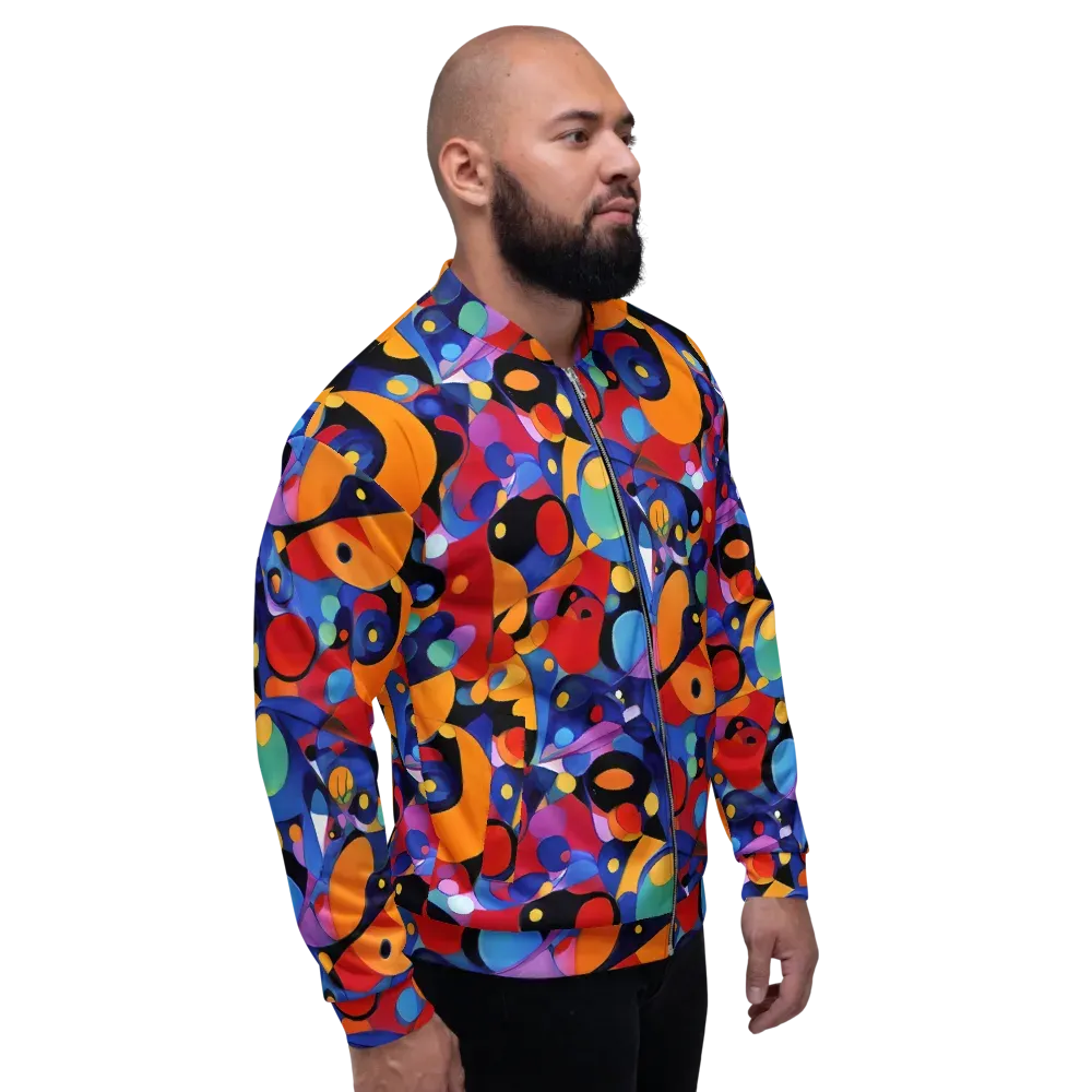 Prismatic Playground on Bomber Jacket — Right