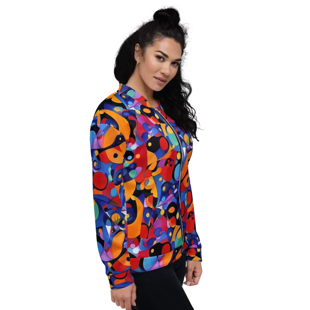 Prismatic Playground on Bomber Jacket — Right