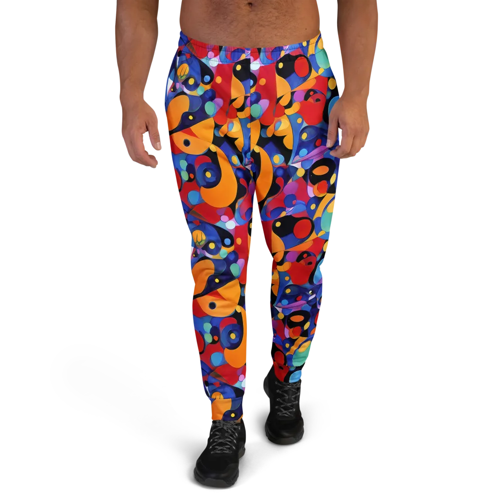 Prismatic Playground on Men's Joggers — Front